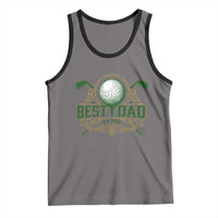 Funny Golfing Dad Tank Top Best Dad By Par Fathers Day