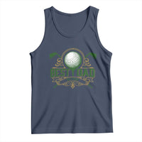 Funny Golfing Dad Tank Top Best Dad By Par Fathers Day