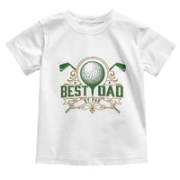 Funny Golfing Dad Toddler T Shirt Best Dad By Par Fathers Day