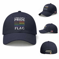 Funny LGBTQ This Is My Pride Flag Baseball Cap Rainbow American Flag