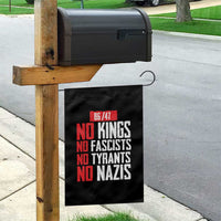 No Kings No Fascists No Tyrants No Nazis 8647 Garden Flag - Wonder Print Shop