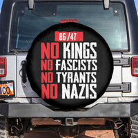 No Kings No Fascists No Tyrants No Nazis 8647 Spare Tire Cover - Wonder Print Shop