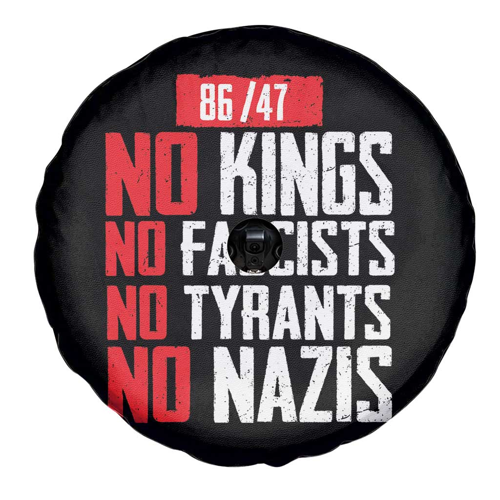 No Kings No Fascists No Tyrants No Nazis 8647 Spare Tire Cover - Wonder Print Shop