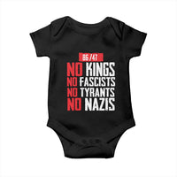 No Kings No Fascists No Tyrants No Nazis 8647 Baby Onesie - Wonder Print Shop