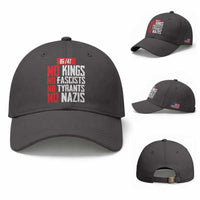No Kings No Fascists No Tyrants No Nazis 8647 Baseball Cap