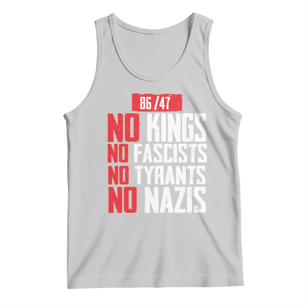 No Kings No Fascists No Tyrants No Nazis 8647 Tank Top - Wonder Print Shop