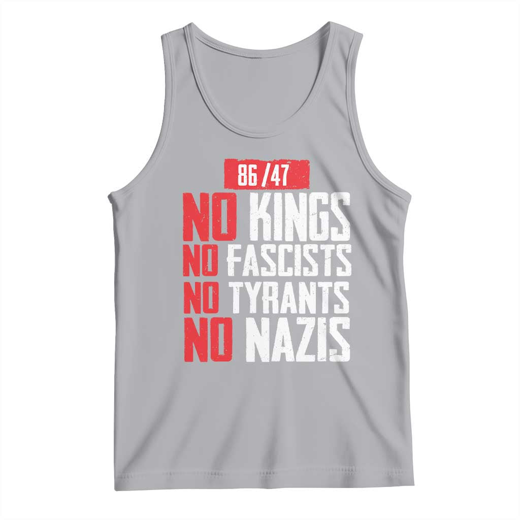 No Kings No Fascists No Tyrants No Nazis 8647 Tank Top - Wonder Print Shop