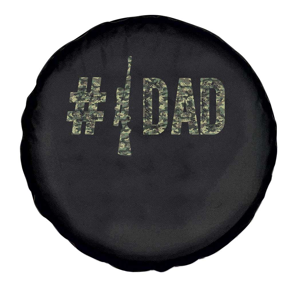 Funny No 1 Hunting Dad Spare Tire Cover Number One Hunter Fathers Day - Wonder Print Shop
