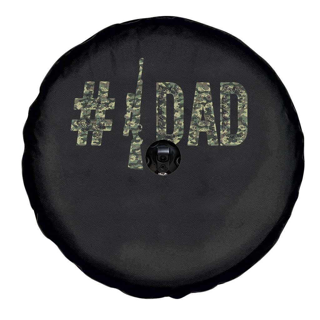 Funny No 1 Hunting Dad Spare Tire Cover Number One Hunter Fathers Day - Wonder Print Shop
