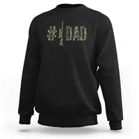 Funny No 1 Hunting Dad Sweatshirt Number One Hunter Fathers Day - Wonder Print Shop