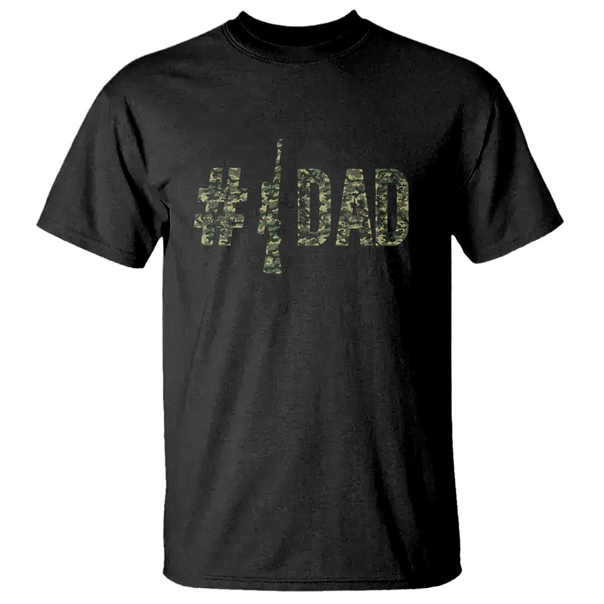 Funny No 1 Hunting Dad T Shirt Number One Hunter Fathers Day - Wonder Print Shop