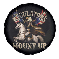 Funny Regulators Mount Up 4th Of July George Washington Spare Tire Cover American Flag Eagle - Wonder Print Shop