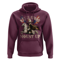 Funny Regulators Mount Up 4th Of July George Washington Hoodie American Flag Eagle - Wonder Print Shop