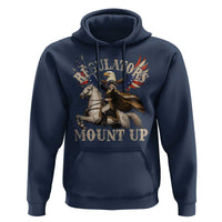 Funny Regulators Mount Up 4th Of July George Washington Hoodie American Flag Eagle - Wonder Print Shop