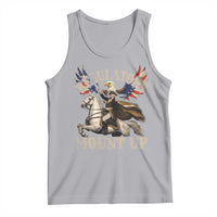 Funny Regulators Mount Up 4th Of July George Washington Tank Top American Flag Eagle - Wonder Print Shop