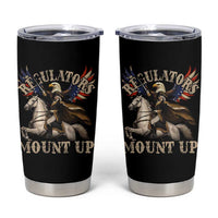 Funny Regulators Mount Up 4th Of July George Washington Tumbler Cup American Flag Eagle - Wonder Print Shop