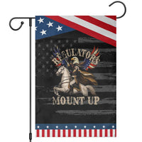Funny Regulators Mount Up 4th Of July George Washington Patriotic Garden Flag American Flag Eagle