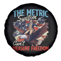 Funny The Metric System Can't Measure Freedom 4th Of July Spare Tire Cover - Wonder Print Shop