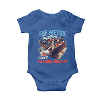 Funny The Metric System Can't Measure Freedom 4th Of July Baby Onesie - Wonder Print Shop