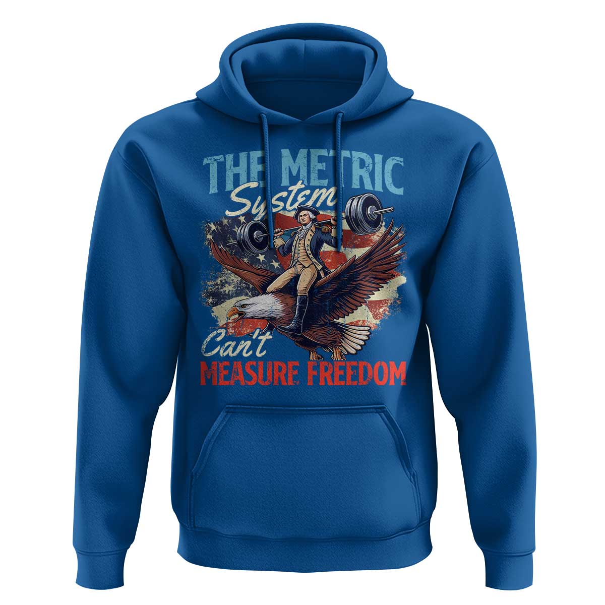 Funny The Metric System Can't Measure Freedom 4th Of July Hoodie - Wonder Print Shop