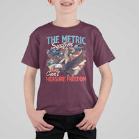 Funny The Metric System Can't Measure Freedom 4th Of July T Shirt For Kid - Wonder Print Shop