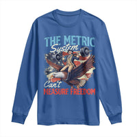 Funny The Metric System Can't Measure Freedom 4th Of July Long Sleeve Shirt - Wonder Print Shop