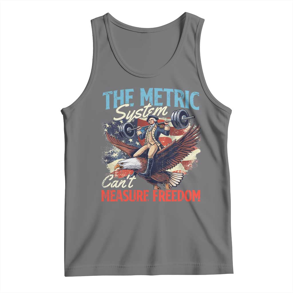 Funny The Metric System Can't Measure Freedom 4th Of July Tank Top - Wonder Print Shop