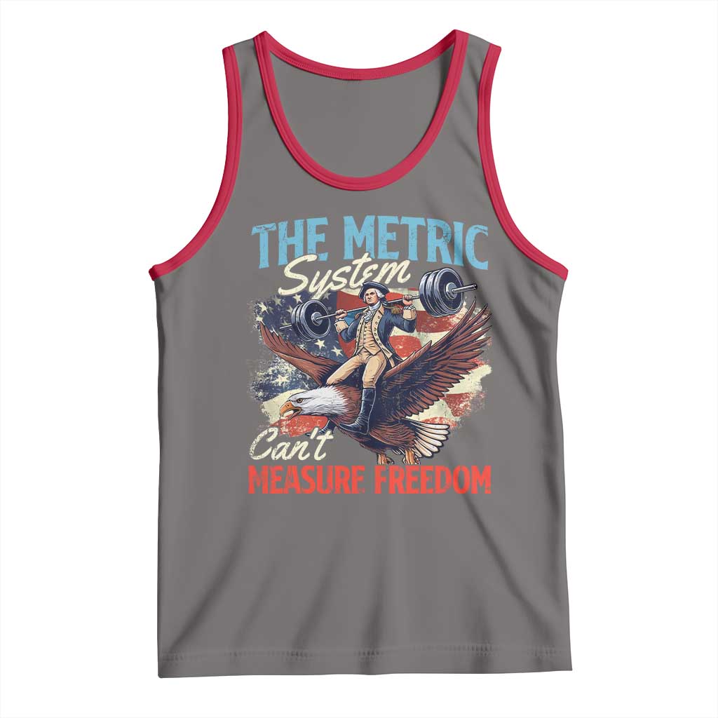 Funny The Metric System Can't Measure Freedom 4th Of July Tank Top - Wonder Print Shop