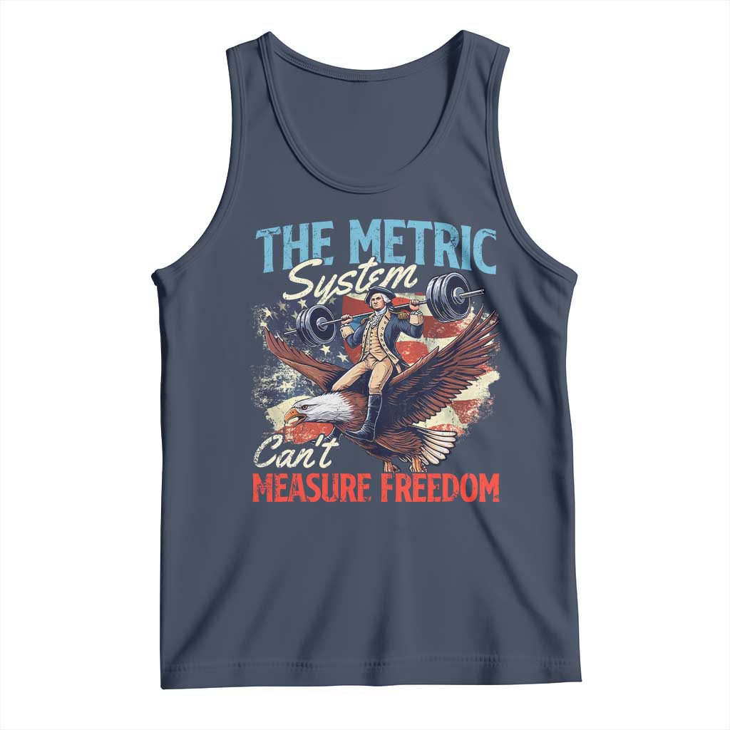 Funny The Metric System Can't Measure Freedom 4th Of July Tank Top - Wonder Print Shop