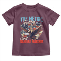 Funny The Metric System Can't Measure Freedom 4th Of July Toddler T Shirt - Wonder Print Shop
