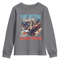 Funny The Metric System Can't Measure Freedom 4th Of July Youth Sweatshirt - Wonder Print Shop