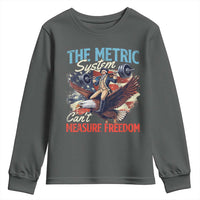 Funny The Metric System Can't Measure Freedom 4th Of July Youth Sweatshirt - Wonder Print Shop