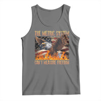 Funny The Metric System Can't Measure Freedom Tank Top 4th of July Fire Eagle USA Flag Meme - Wonder Print Shop