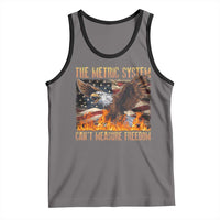 Funny The Metric System Can't Measure Freedom Tank Top 4th of July Fire Eagle USA Flag Meme - Wonder Print Shop