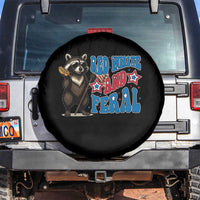 Funny Red White And Feral Spare Tire Cover Raccoon 4th of July Patriotic - Wonder Print Shop