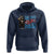 Funny Red White And Feral Hoodie Raccoon 4th of July Patriotic - Wonder Print Shop