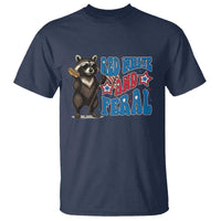 Funny Red White And Feral T Shirt Raccoon 4th of July Patriotic - Wonder Print Shop