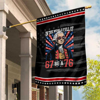 George Washington 67 Meme Patriotic Garden Flag In The World Full Of 67 Be A 76
