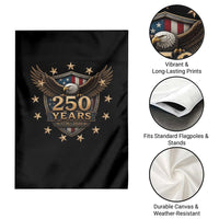 250th Anniversary USA Bald Eagle Garden Flag 250 Years 4th of July 1776 2026
