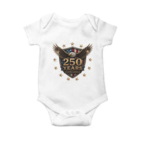 250th Anniversary USA Bald Eagle Baby Onesie 250 Years 4th of July 1776 2026