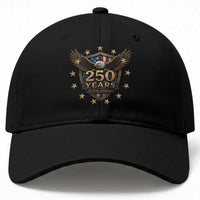 250th Anniversary USA Bald Eagle Baseball Cap 250 Years 4th of July 1776 2026
