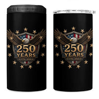 250th Anniversary USA Bald Eagle 4 in 1 Can Cooler Tumbler 250 Years 4th of July 1776 2026