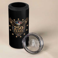 250th Anniversary USA Bald Eagle 4 in 1 Can Cooler Tumbler 250 Years 4th of July 1776 2026