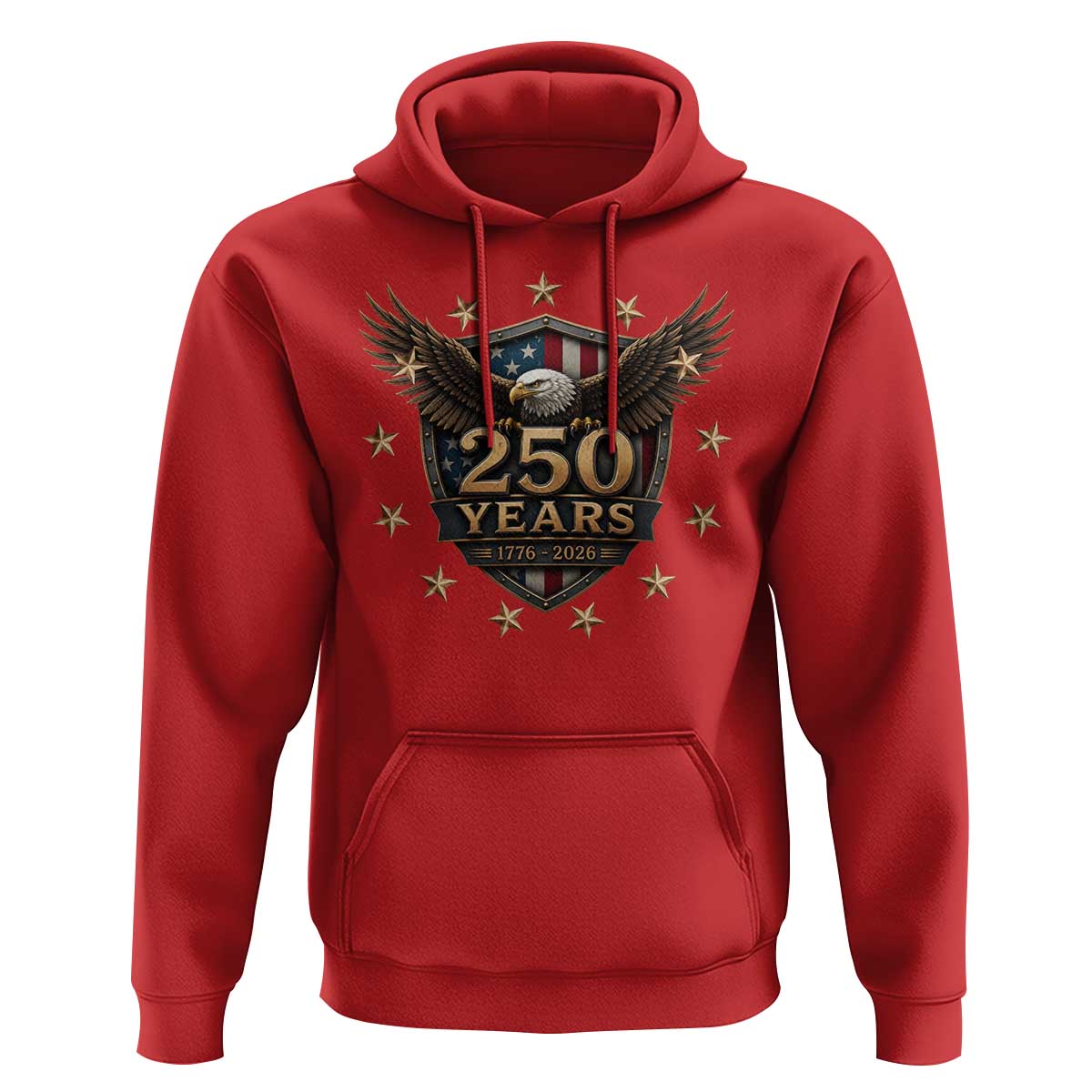 250th Anniversary USA Bald Eagle Hoodie 250 Years 4th of July 1776 2026