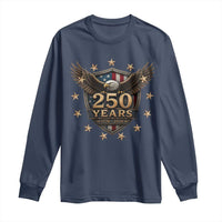 250th Anniversary USA Bald Eagle Long Sleeve Shirt 250 Years 4th of July 1776 2026