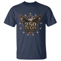 250th Anniversary USA Bald Eagle T Shirt 250 Years 4th of July 1776 2026