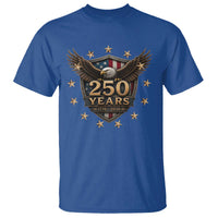 250th Anniversary USA Bald Eagle T Shirt 250 Years 4th of July 1776 2026