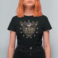 250th Anniversary USA Bald Eagle T Shirt For Women 250 Years 4th of July 1776 2026