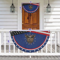 250th Anniversary USA Bald Eagle Patriotic Fan Flag 250 Years 4th of July 1776 2026