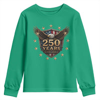 250th Anniversary USA Bald Eagle Youth Sweatshirt 250 Years 4th of July 1776 2026